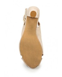 Светло-коричневые босоножки на каблуке от Coco Perla