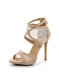 Светло-коричневые босоножки на каблуке от Fiori&amp;Spine