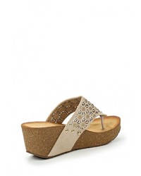 Женские светло-коричневые босоножки от Diamantique