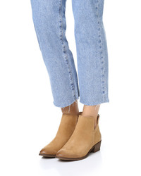 Светло-коричневые ботильоны из нубука от Splendid