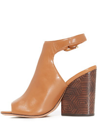 Светло-коричневые ботильоны от Tory Burch