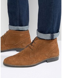 Светло-коричневые ботинки броги от Red Tape