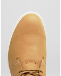 Светло-коричневые ботинки дезерты от Lacoste
