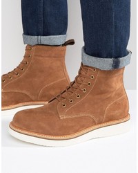 Мужские светло-коричневые ботинки из нубука от Aldo