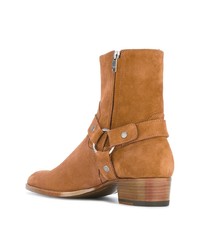 Мужские светло-коричневые ботинки челси от Saint Laurent