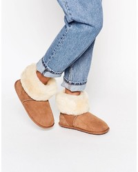 Женские светло-коричневые ботинки от Just Sheepskin