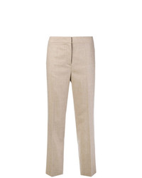Женские светло-коричневые брюки-галифе от Agnona