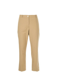 Женские светло-коричневые брюки-галифе от Erika Cavallini