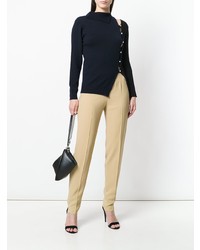 Женские светло-коричневые брюки-галифе от Moschino Vintage