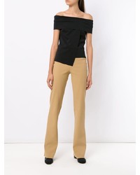 Женские светло-коричневые брюки-галифе от Gloria Coelho
