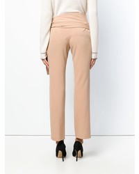 Женские светло-коричневые брюки-галифе от Romeo Gigli Vintage