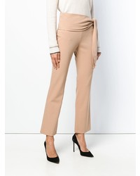 Женские светло-коричневые брюки-галифе от Romeo Gigli Vintage