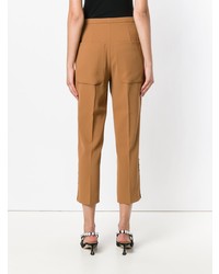 Женские светло-коричневые брюки-галифе от N°21