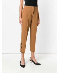 Женские светло-коричневые брюки-галифе от N°21