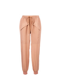Женские светло-коричневые брюки-галифе от See by Chloe