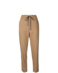 Женские светло-коричневые брюки-галифе от Semicouture