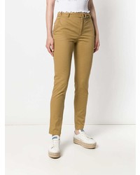 Женские светло-коричневые брюки-галифе от RED Valentino