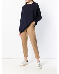 Женские светло-коричневые брюки-галифе от Semicouture