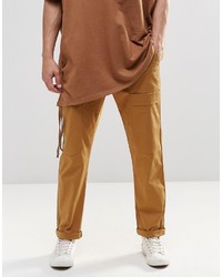 Светло-коричневые брюки карго от Asos