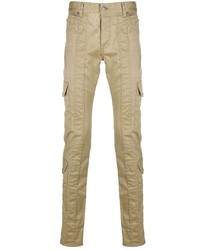 Светло-коричневые брюки карго от Balmain