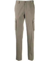 Светло-коричневые брюки карго от Corneliani