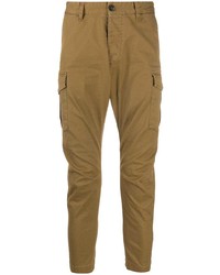 Светло-коричневые брюки карго от DSQUARED2