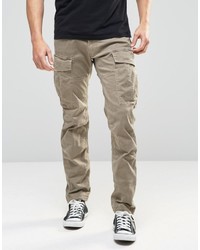 Светло-коричневые брюки карго от G Star