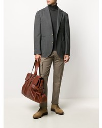 Светло-коричневые брюки карго от Corneliani