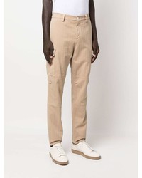 Светло-коричневые брюки карго от Brunello Cucinelli