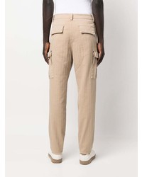 Светло-коричневые брюки карго от Brunello Cucinelli
