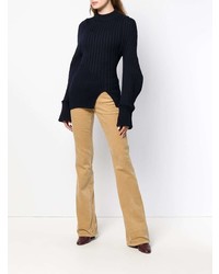 Светло-коричневые брюки-клеш от Blugirl