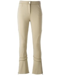 Светло-коричневые брюки-клеш от Givenchy