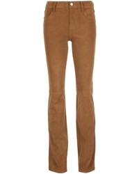 Светло-коричневые брюки-клеш от J Brand