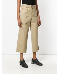 Светло-коричневые брюки-кюлоты от Junya Watanabe Comme Des Garçons Vintage