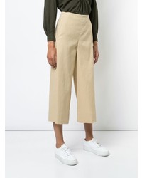 Светло-коричневые брюки-кюлоты от Vince