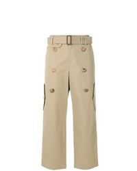 Светло-коричневые брюки-кюлоты от Junya Watanabe Comme Des Garçons Vintage