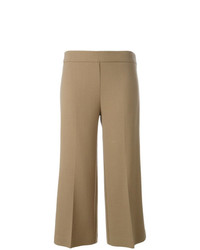 Светло-коричневые брюки-кюлоты от P.A.R.O.S.H.
