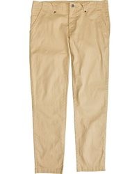 Светло-коричневые брюки чинос