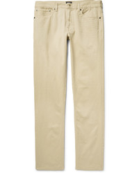 Светло-коричневые брюки чинос из саржи от Club Monaco