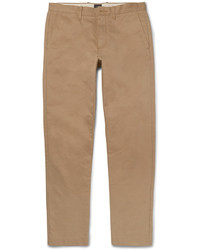 Светло-коричневые брюки чинос из саржи от J.Crew