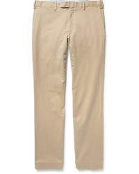 Светло-коричневые брюки чинос из саржи от Polo Ralph Lauren