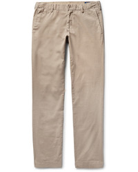 Светло-коричневые брюки чинос из саржи от Polo Ralph Lauren