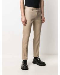 Светло-коричневые брюки чинос от Ami Paris