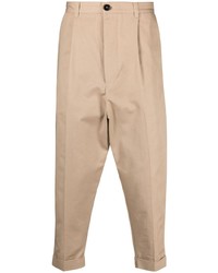 Светло-коричневые брюки чинос от Ami Paris