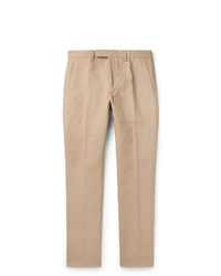 Светло-коричневые брюки чинос от Berluti