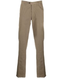 Светло-коричневые брюки чинос от Canali