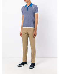 Светло-коричневые брюки чинос от Prada