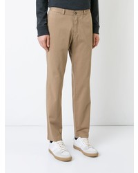 Светло-коричневые брюки чинос от Sunspel
