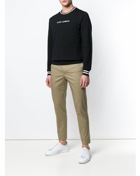 Светло-коричневые брюки чинос от Dolce & Gabbana