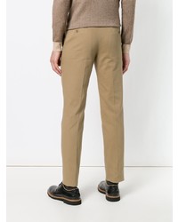 Светло-коричневые брюки чинос от Brioni